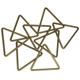 Welded Metal Triangle Rings - (Pack of 2)